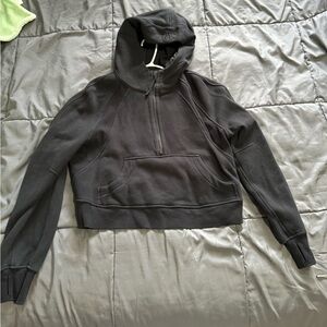 Lululemon cropped scuba quarter zip
